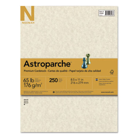 Astrobrights® Color Cardstock, 65 lb, 8.5 x 11, Natural Parchment, 250 –  Axiom Medical Supplies